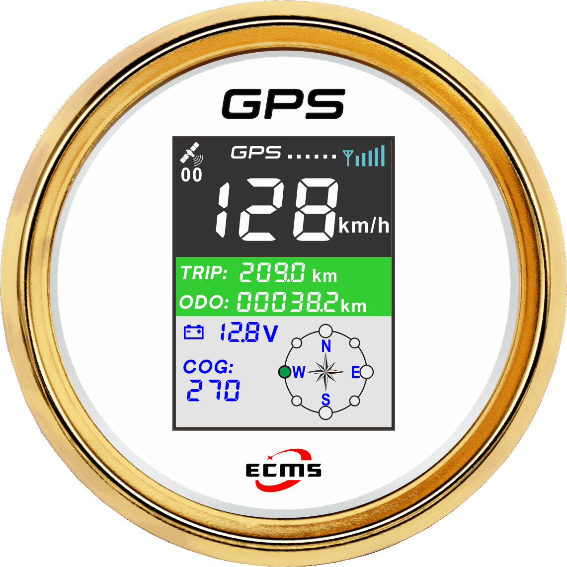 ECP/ECP2-GPS速度表（彩屏）